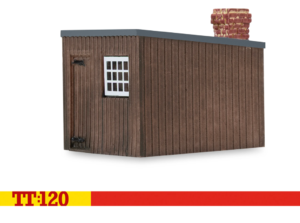 Hornby TT9025 Concrete Platelayers Hut - TT Gauge