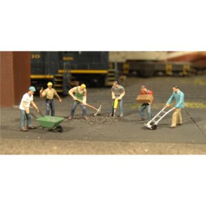 Bachmann USA 33105 Construction Workers (6/Pack) - 1:87 Scale