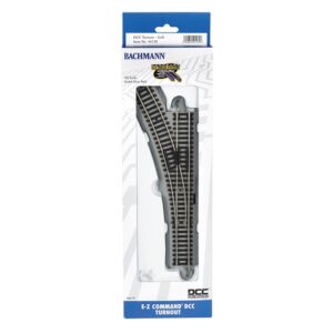 Bachmann USA 44130 E-Z Command DCC Turnout – Left - HO Gauge