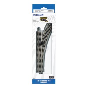 Bachmann USA 44131 E-Z Command DCC Turnout – Right - HO Gauge