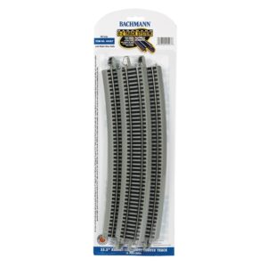 Bachmann USA 44507 35.5' Radius 18 Degree Curved Track (5/Card) - HO Gauge