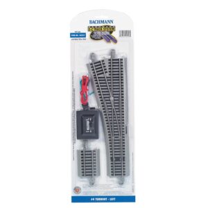 Bachmann USA 44557 #4 Turnout Left (1/Card) - HO Gauge