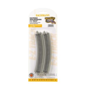 Bachmann USA 44849 Auto-Reversing 11.25'' Radius Curved Track (6/Card) - N Gauge