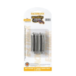 Bachmann USA 44856 Half Section 19'' Radius Curved Track (6/Card) - N Gauge