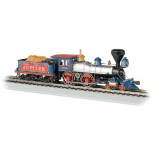 Bachmann USA 52702 4-4-0 American - Central Pacific #60 'Jupiter' w/Wood Load - HO Gauge