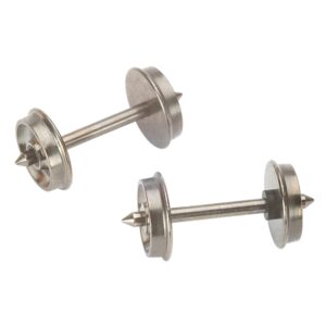 Bachmann USA 42903 36' Flat Back Wheel Sets (12/Card) - HO Gauge