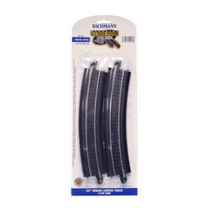 Bachmann USA 44403 22' Radius Curved Track (4/Card) - HO Gauge