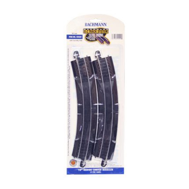 Bachmann USA 44429 18' Radius Curved Rerailer (2/Card) - HO Gauge