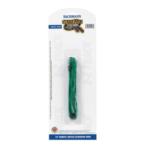 Bachmann USA 44598 10' Remote Switch Extension Wire - Green (1/Card) - HO Gauge