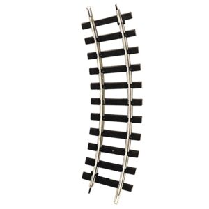 Bachmann USA 94601 Steel Alloy 4' Diameter Curved Track (50/Box) - LS Gauge
