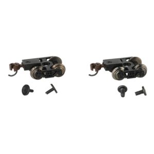 Bachmann USA 42536 Friction Bearing Freight Trucks w/Wheels (6Pr/Card) - N Gauge