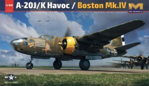 HK Models PKHK01E40 USAAF A-20J/K Havoc/Boston IV 1945 Bomber Aircraft - 1:32 Scale
