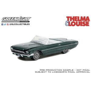 Greenlight GL44940-E Thelma And Louise (1991 Movie) 1966 Ford Thunderbird Convertible - 1:64 Scale