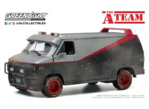 Greenlight GL84112 The A Team (1983-87 TV Series) 1983 GMC Vandura - Weathered - 1:24 Scale