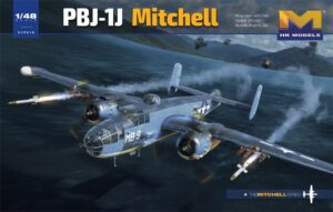 HK Models PKHK01F016 US Marine Corps PBJ-1J Mitchell Medium Bomber Aircraft - 1:48 Scale