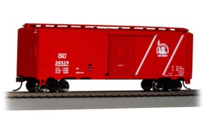 Bachmann USA 16026 40' Box Car Jersey Cntrl #20529 - Coast Guard Red - HO Gauge
