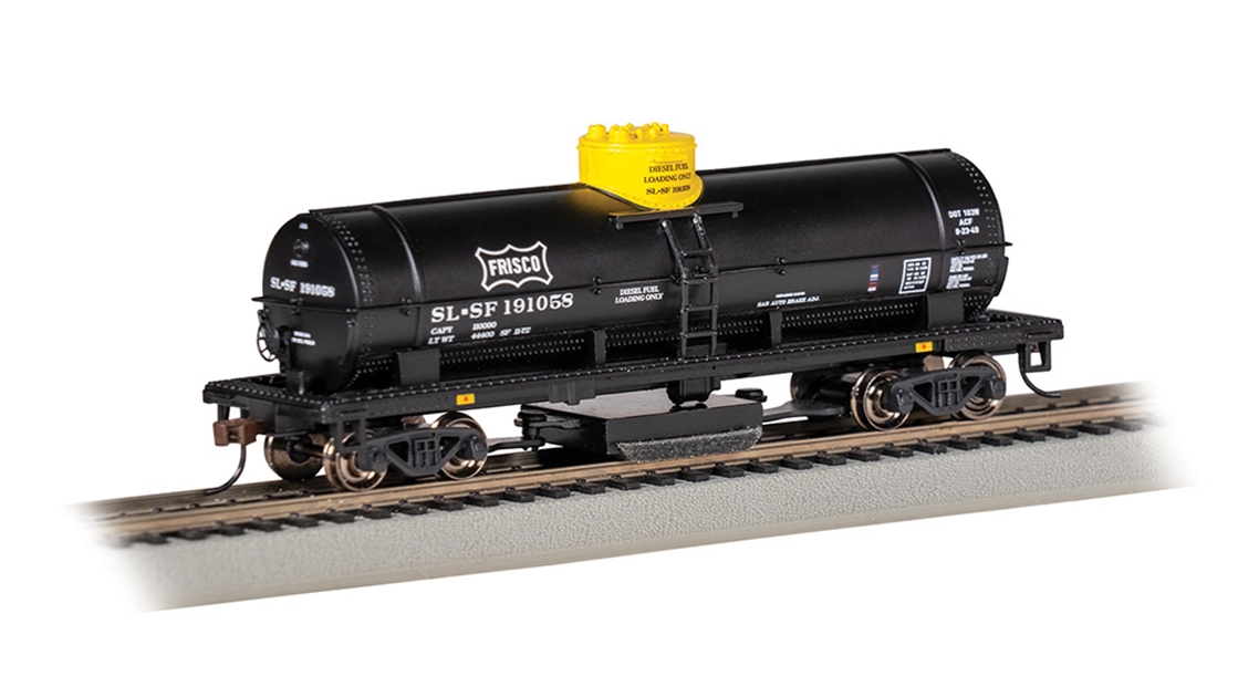 Bachmann USA 16309 Track Cleaner Tank Car (Frisco #191058 Diesel Fuel) - HO Gauge