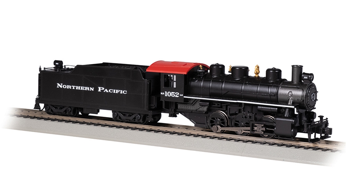 Bachmann USA 50411 URSA 0-6-0 & Short Haul Tender W/Smoke - NP #1052 - HO Gauge