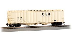 Bachmann USA 70621 GATX 4180 Airslide Hopper - CSX® #201661 - HO Gauge