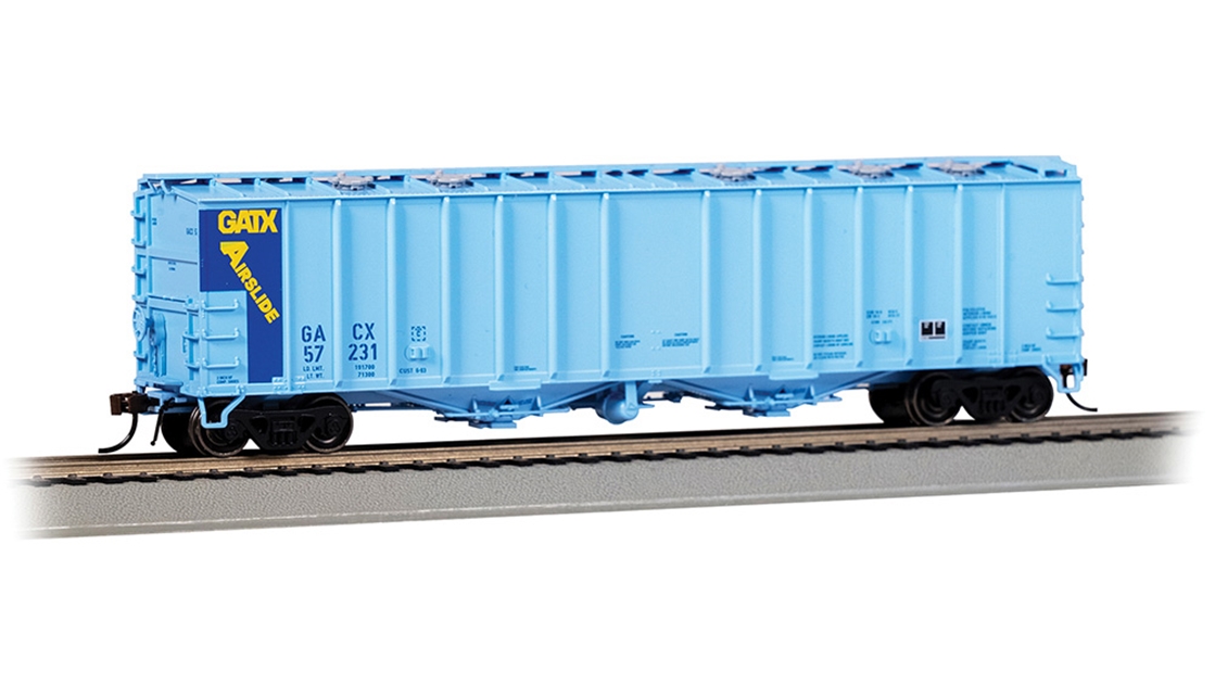 Bachmann USA 70622 GATX 4180 Airslide Hopper -GATX #57231 - HO Gauge