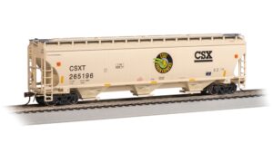Bachmann USA 70635 Trinity 5161 3-Bay Covered Hopper - CSX® #265196 (Grain Express) - HO Gauge