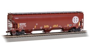 Bachmann USA 70636 Trinity 5161 3-Bay Covered Hopper - BNSF#475172 (Circle Cross) - HO Gauge