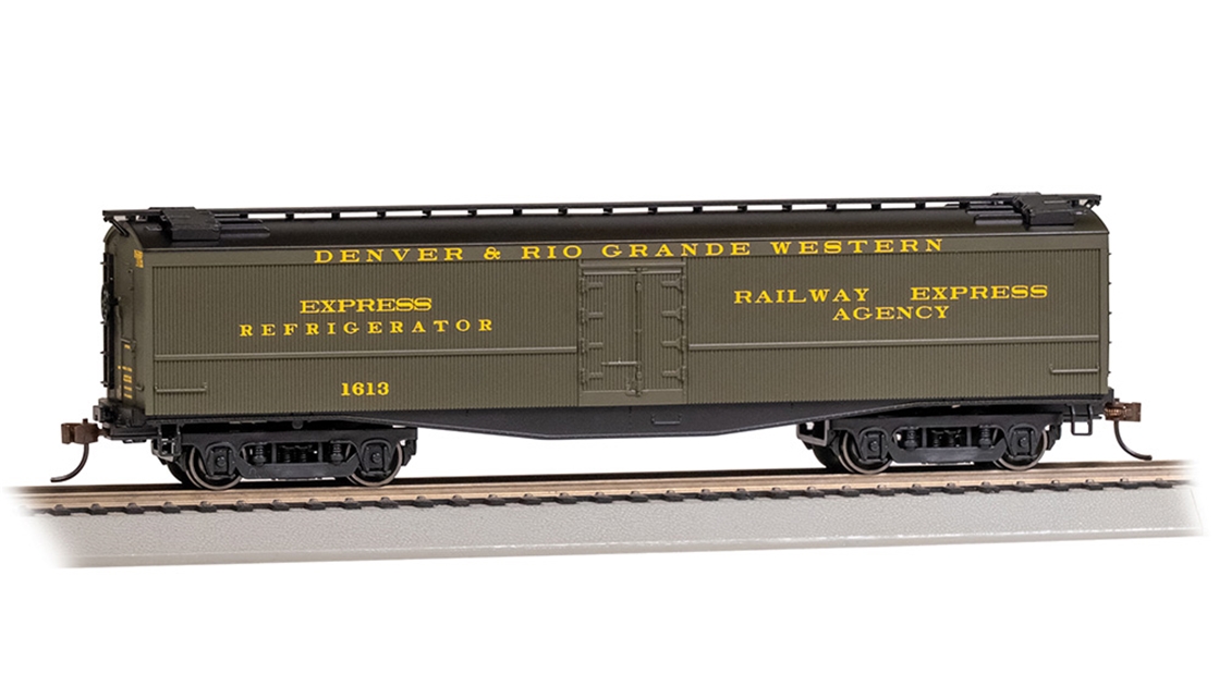 Bachmann USA 75706 Scale 50' Express Reefer - D&RGW #1613 - HO Gauge