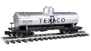Bachmann USA 95005 Single Dome Tank Cars - Texaco #7892 - LS Gauge