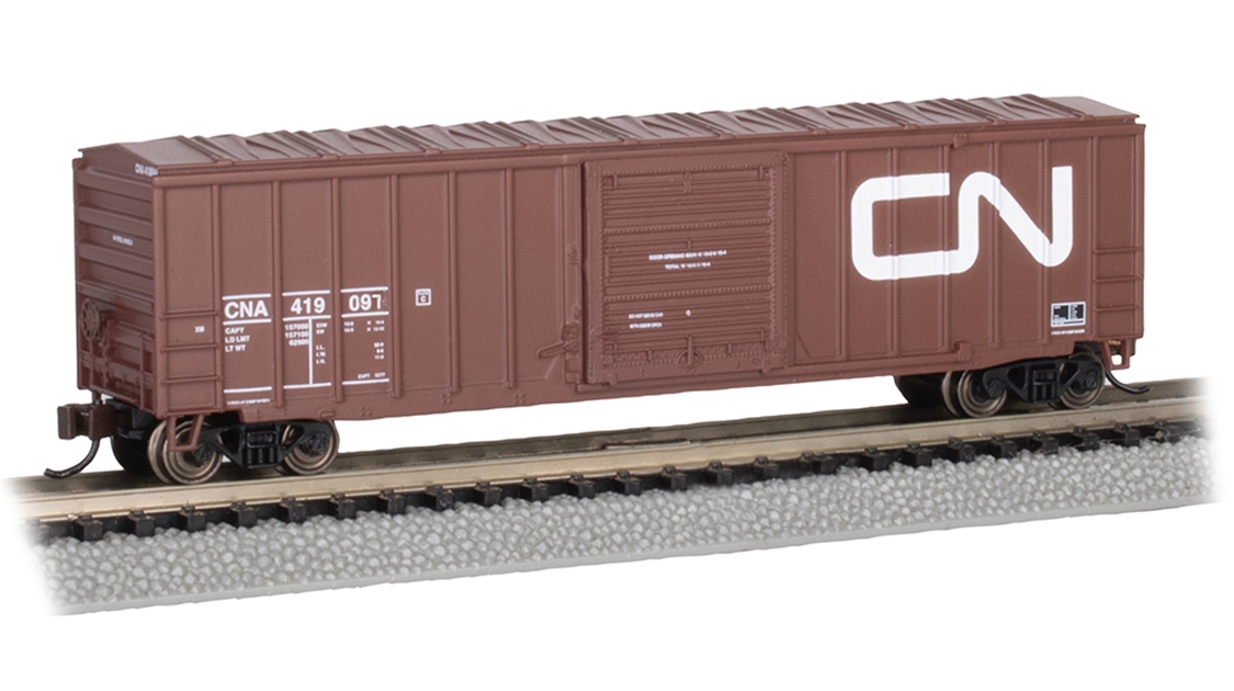 Bachmann USA 19669 ACF 50'6" Outside-Braced Slidng Door Boxcar - CN #419097 - N Gauge