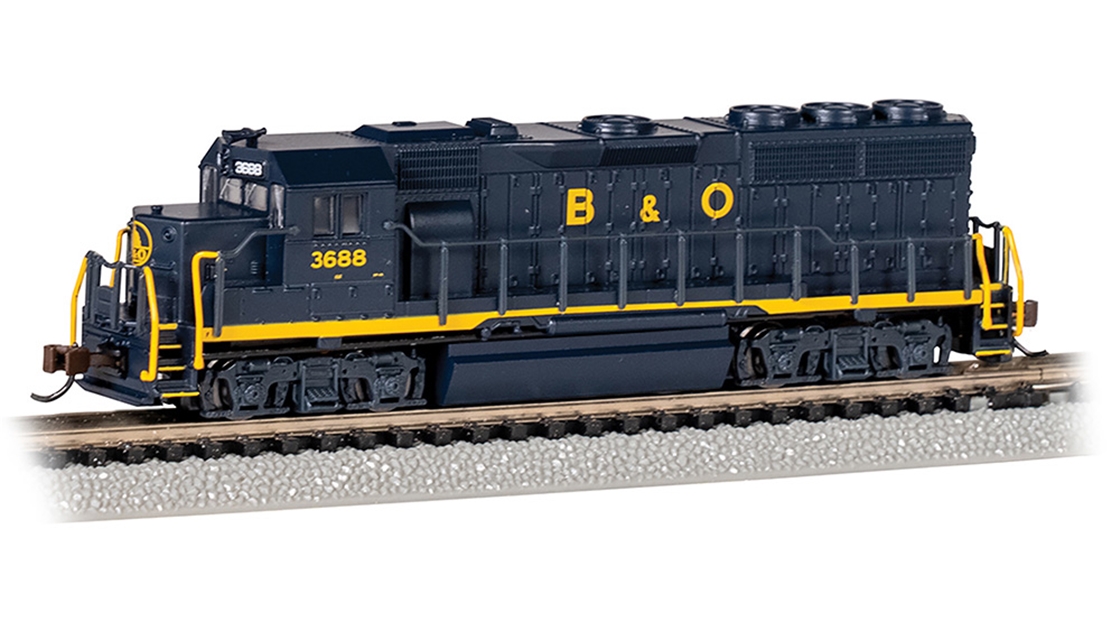 Bachmann USA 63571 EMD GP40 - B&O #3688 (WithDynamic Brakes) - N Gauge
