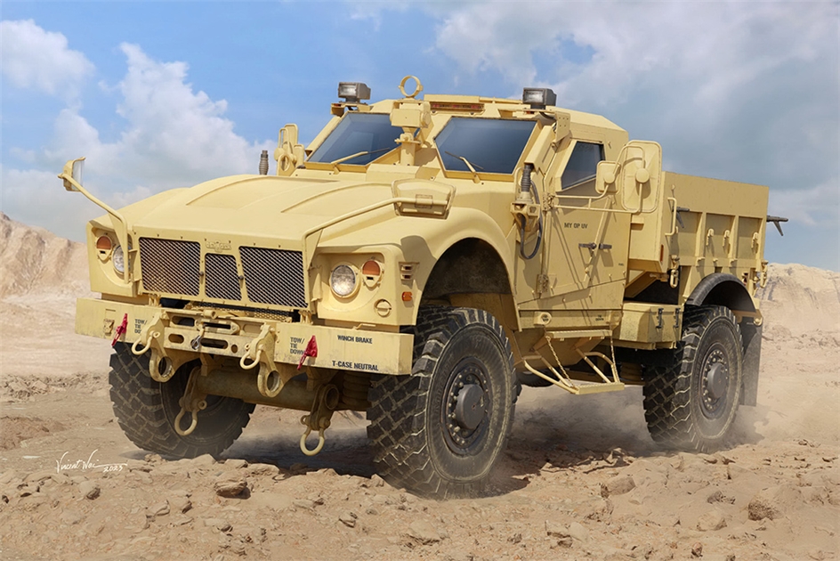 I Love Kit PKLK63556 US Army M-ATV All-Terrain Cargo Carrier Vehicle - 1:35 Scale