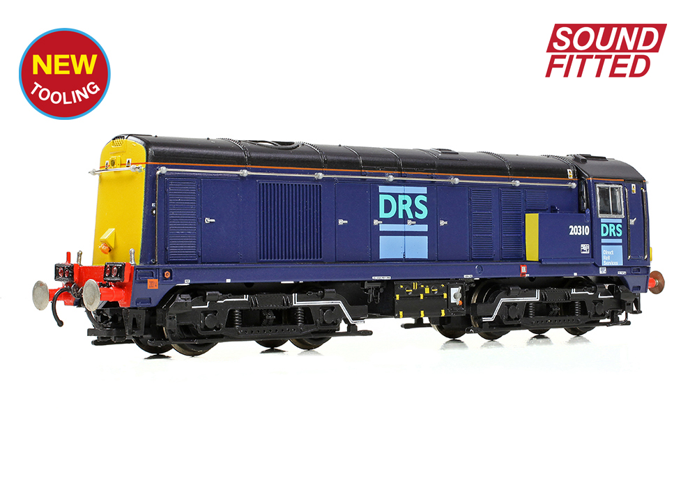 Graham Farish 372-700ASF Class 20/3 20310 DRS Blue SOUND FITTED - N Gauge