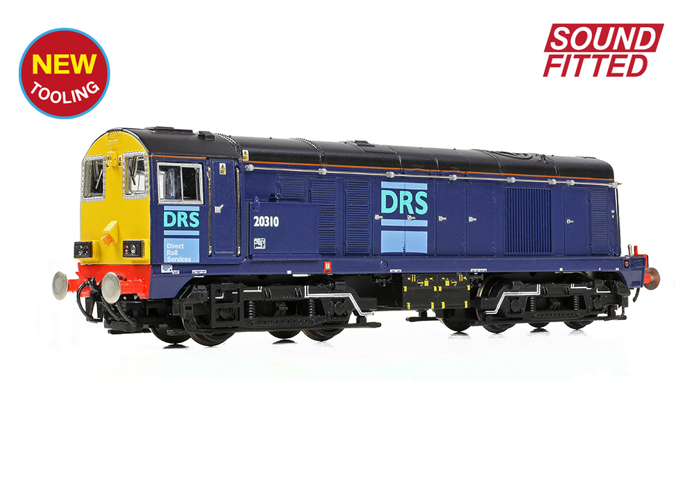 Graham Farish 372-700ASF Class 20/3 20310 DRS Blue SOUND FITTED - N Gauge