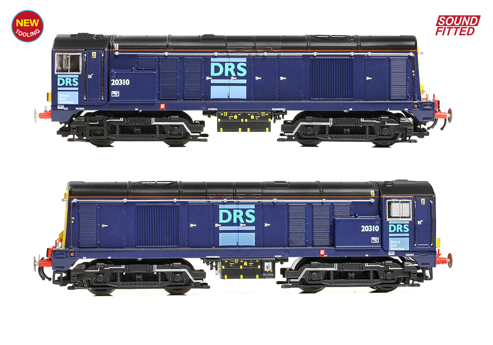Graham Farish 372-700ASF Class 20/3 20310 DRS Blue SOUND FITTED - N Gauge