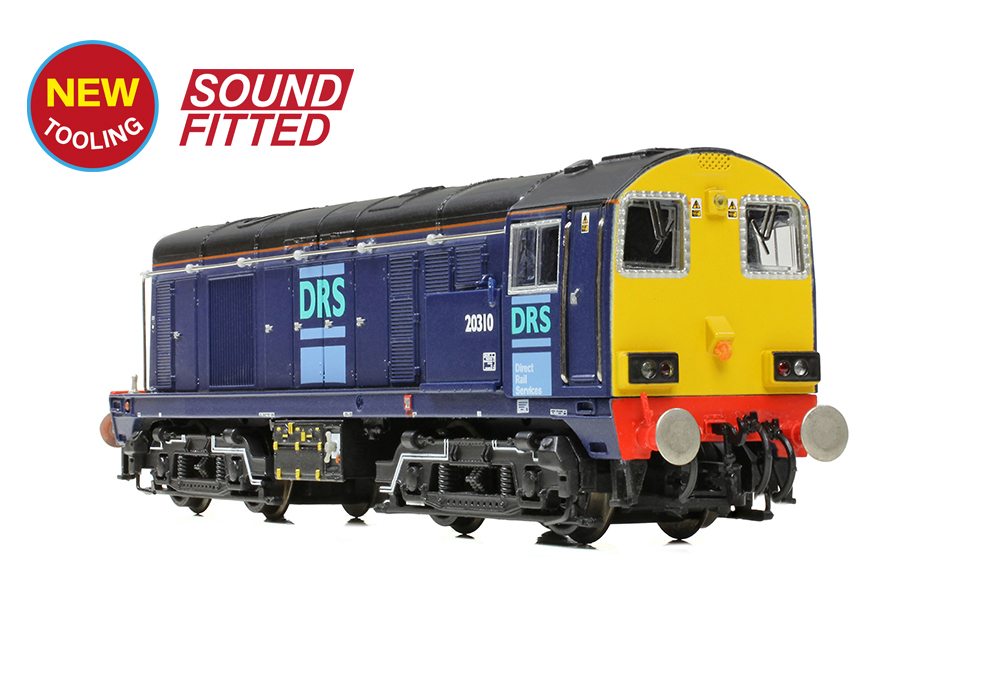 Graham Farish 372-700ASF Class 20/3 20310 DRS Blue SOUND FITTED - N Gauge