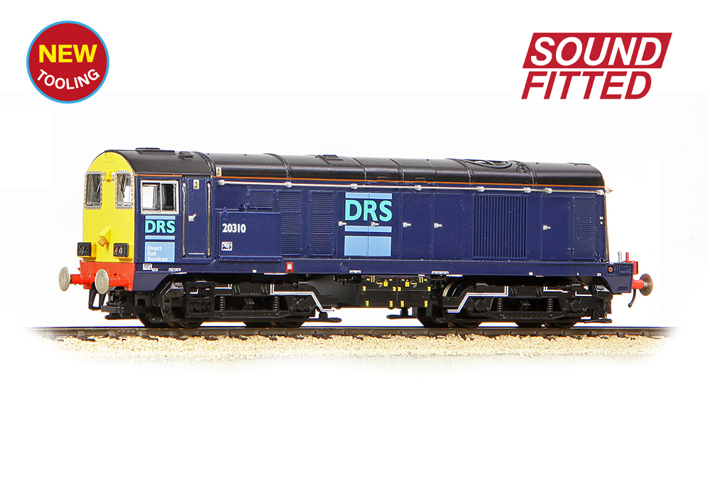 Graham Farish 372-700ASF Class 20/3 20310 DRS Blue SOUND FITTED - N Gauge