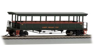 Bachmann USA 17401 Open-Sided Excursion Car - W/O Seats- East Broad Top #168 - HO Gauge