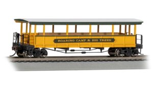 Bachmann USA 17402 Open-Sided Excursion Car - W/O Seats - Roaring Camp And Big Trees - HO Gauge
