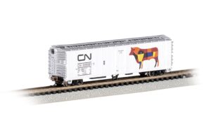 Bachmann USA 17963 ACF 50' Steel Reefer Canadian National #235091-Beef - N Gauge
