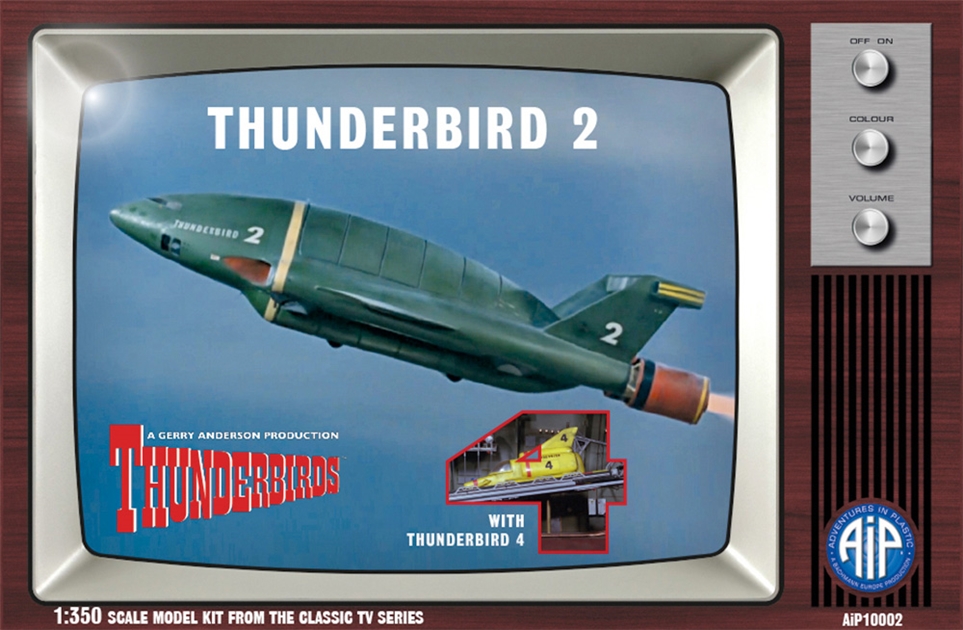 AIP AIP10002 Thunderbird 2 with Thunderbird 4 - 1:350 Scale