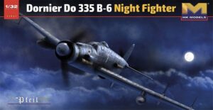 HK Models PKHK01E21 German Air Force Dornier Do 335 B-6 'Night Fighter' Fighter Aircraft - 1:32 Scale