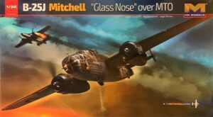 HK Models PKHK01E24 USAAF B-25J Mitchell 'Glass Nose' over MTO Bomber Aircraft - 1:32 Scale