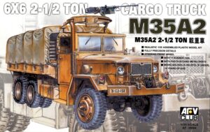 AFV Club PKAF35004 US Army M35 A2 2.5 Ton 6x6 Cargo Truck - 1:35 Scale