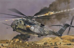 Academy PKAY12703 US Navy MH-53E Sea Dragon Helicopter - 1:48 Scale