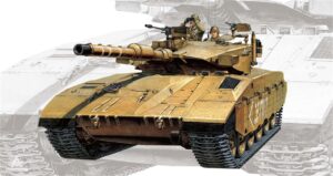 Academy PKAY13429 Israeli Army IDF Merkava Mk III Main Battle Tank - 1:72 Scale