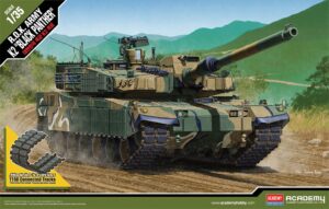 Academy PKAY13511 South Korean ROK Army K-2 "Black Panther" Main Battle Tank - 1:35 Scale