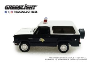 Greenlight GL30541 Hot Pursuit - (2015 Movie) 1978 Dodge Ramcharger - TDOPS - 1:64 Scale
