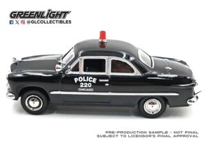 Greenlight GL86643 1949 Ford Custom - Chicago Police Department - 1:43 Scale