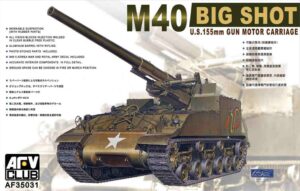AFV Club PKAF35031 M40 S.P. Gun - 1:35 Scale