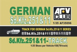 AFV Club PKAF35096 SdKfz 11/251 Track - 1:35 Scale